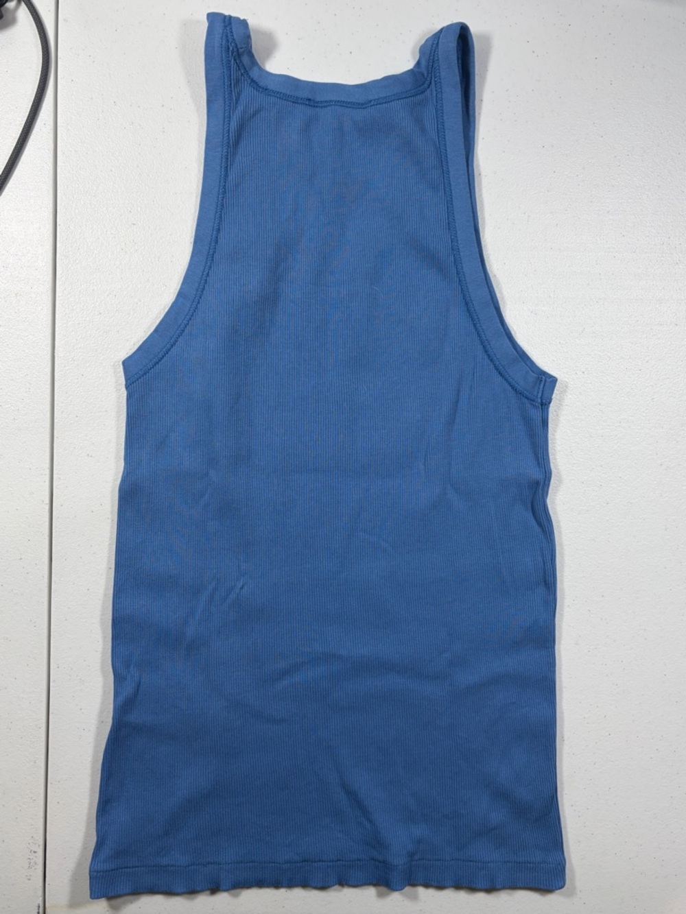 Polo by Ralph Lauren Ribbed Blue Ribbed Tank Top size Medium - Picture 2 of 7